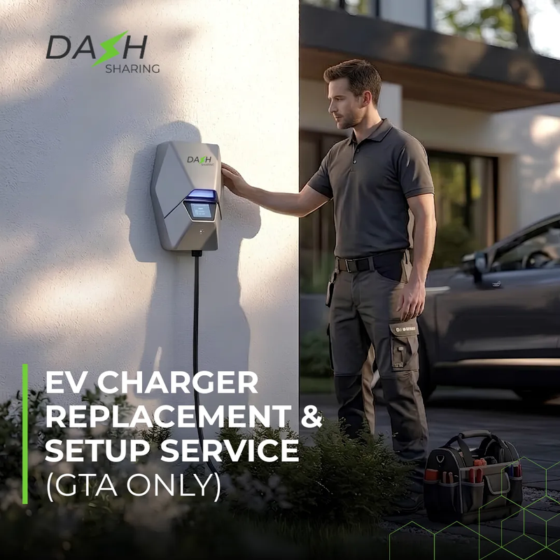 Service de remplacement et d'installation de bornes de recharge pour véhicules électriques (région du Grand Toronto SEULEMENT)